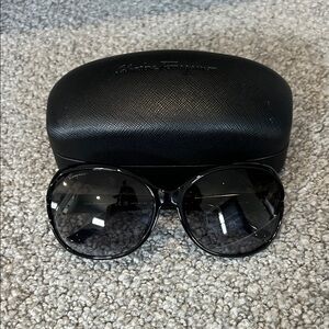 Salvatore Ferragamo Black Sunglasses